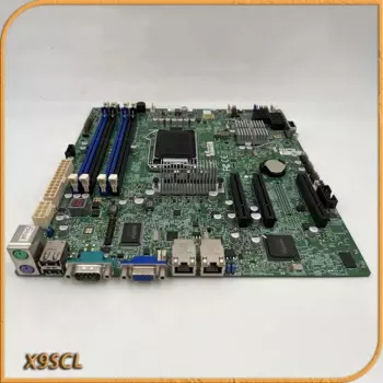 Односторонняя Серверная материнская плата X9SCL UATX LGA 1155 Intel C202 Xeon E3-1200 v2 Series 2/3rd Gen Core i3 DDR3