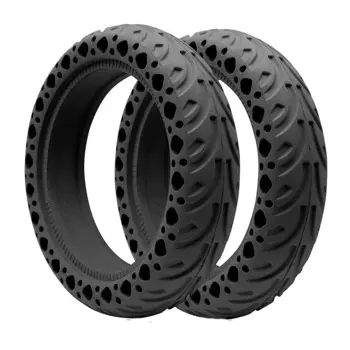 Однотонные шины для скутера, однотонные шины для скутера Xiaomi M365/Pro, 8,5 дюйма, сменные колеса для электрического скутера, черные, 2 шт.
