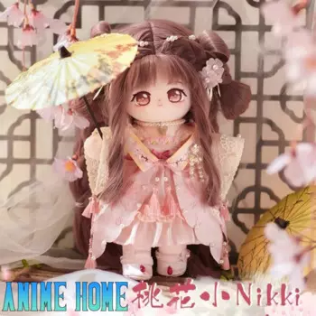 Официальная игра Plushie сияющая Nikki персиковый цвет плюшевая кукла 27 см Скелет Тело Игрушка Одежда Костюм оригинальный косплей подарок для детей