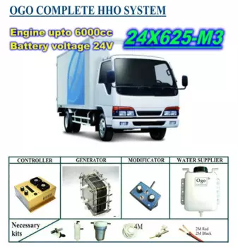OGO полная система HHO 24X625-M3 с интеллектуальной функцией ШИМ контроллер CE & FCC MAF/усилитель карты до 6000CC