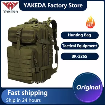 Охотничий рюкзак YAKEDA, популярная сумка 3P, 45 л, вместительная камуфляжная сумка, спортивный уличный рюкзак, рюкзак для альпинизма