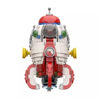 Olimar S.S. Игрушечный конструктор «доставка дельфинов», аниме «пикмин», набор капитана, космическая ракета, грузовой самолет, модель самолета, подарок для детей, строительный блок