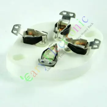 Опт и розница, 50 шт., 4pin корпус, Керамическая Вакуумная розетка, Серебряное основание U4A для 300B 811 45 71A, бесплатная доставка