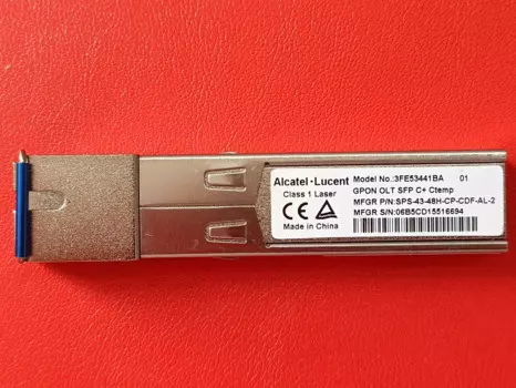 Оптический модуль Alcatel-lucent SFP C + 3FE53441BA GPON OLT SFP C + волоконный модуль