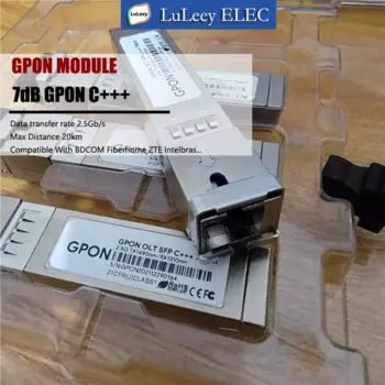 Оптический модуль GPON OLT C +++, PON Трансмиссия 2,5G, оборудование 20 км, 7dbm SC, универсальный, совместимый с BDCOM Fiberhome ZTE intelbra
