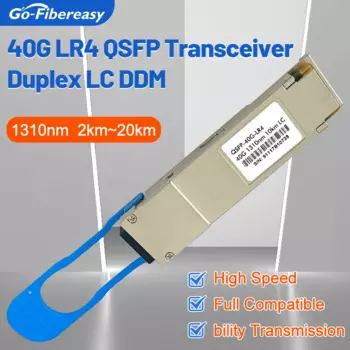 Оптический модуль QSFP 40GBASE-LR4 10 км, Дуплексный LC/UPC DDM оптоволоконный модуль приемопередатчика, параметры для Cisco,Huawei,Mikrotik