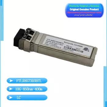 Оптический трансивер для FINISAR FTLX8573D3BTL 10G 850nm 400m, оригинальный промышленный класс, оригинальный аутентичный модуль, 95% Новый