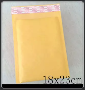 Оптовая продажа 18x23 см [7,1 "x 9"] Крафт-Пузырьковые почтовые пакеты с подкладкой почтовый конверт сумка для доставки экспресс ювелирных изделий упаковочная сумка