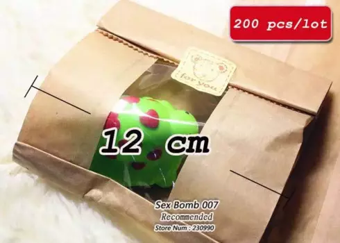 Оптовая продажа, 200 шт./лот, дешевый прозрачный упаковочный мини-пакет из крафт-бумаги, Подарочный пакет, коричневый бумажный пакет, мини-пакет для печенья 12x21 см, бесплатная доставка
