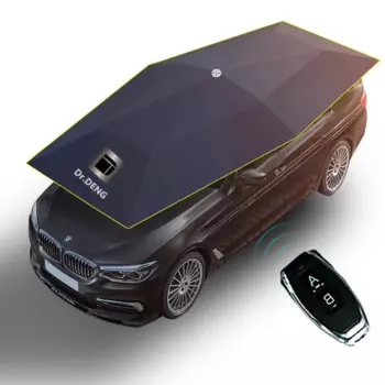 Оптовая продажа 4,2 м автомобильный зонт от солнца автоматический складной солнцезащитный козырек на крыше автомобильный зонт защита от ультрафиолета