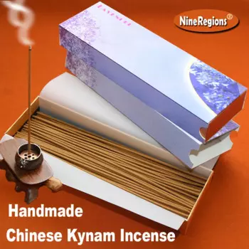 Оптовая продажа 50 г Китайский Kynam Ganan Oudh дерево, благовония Stick набор с подарочной коробкой медная горелка ручной работы высокое качество натуральный ароматизатор