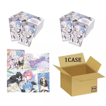 Оптовая продажа, коллекционная карточка с изображением богини, Re Zero Kara Hajimeru Lsekai Seikatsu Sr, очаровательное искушение, игральные карты для девочек