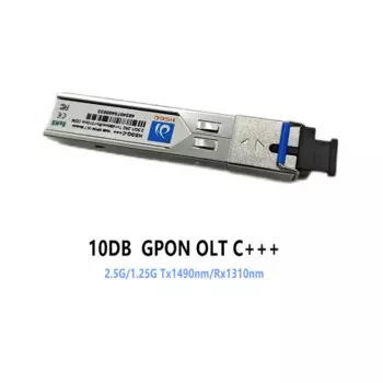 Оптоволоконный децибел, трансивер, разъем SC, 10 дБ, GPON OLT C +++ sfp, T * 1490/R * 1310 нм
