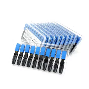 Оптоволоконный коннектор SC UPC, одномодовый, SC UPC, быстрый коннектор, FTTH, FTTH, 100 шт./коробка