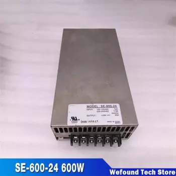 Оригинал для блока питания MW 100% протестирован перед отправкой SE-600-24 24V 25A 600W