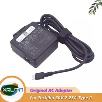 Оригинал для Toshiba 20В 2.25A 15В 3A 9В 3A 5В 3A Usb-C Type C адаптер питания