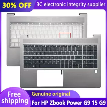 Оригинальная английская клавиатура для ноутбука HP Zbook Power G9 15 G9, подставка для рук, верхняя крышка, искусственная кожа с подсветкой, замена детской