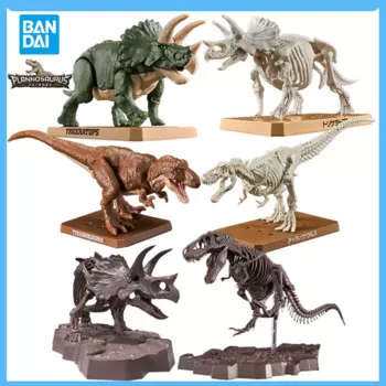Оригинальная фигурка Bandai с животными 1/32 воображаемый Скелет Трицератопс Сборная модель игрушки Коллекционная модель подарки для детей
