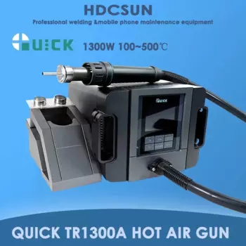 Оригинальная Интеллектуальная паяльная станция QUICK TR1300A с горячим воздухом, паяльная станция BGA, стандартная сварочная станция для материнских плат и печатных плат