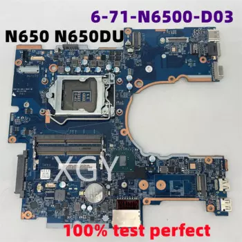 Оригинальная материнская плата clevo N650 N650DU 6-77-N650DU00-D03 6-71-N6500-D03 100% хорошо работает