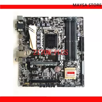 Оригинальная материнская плата для ASUS Z170M-PLUS DDR4 LGA 1151 USB2.0 USB3.0 USB3.1 64 Гб DVI VGA HDMI