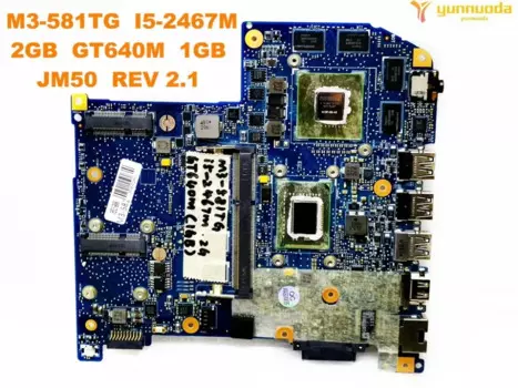 Оригинальная материнская плата для ноутбука ACER M3-581TG, стандартная материнская плата 2 Гб GT640M 1 ГБ JM50, материнская плата REV 2,1, протестирована хорошо