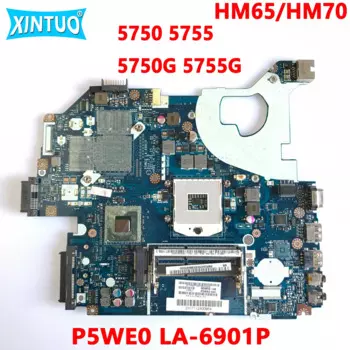 Оригинальная материнская плата для ноутбука Acer 5750 5755 5750G 5755G PGA989 HM65 DDR3 100%