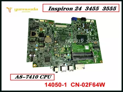 Оригинальная материнская плата для ноутбука DELL Inspiron 24 3455 3555 с процессором A8-7410 14050-1