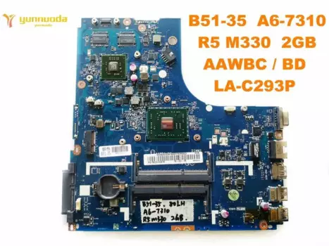 Оригинальная материнская плата для ноутбука Lenovo B51-35 R5 M330 2 Гб AAWBC BD B51-35 протестирована хорошая бесплатная доставка