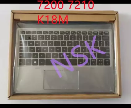 Оригинальная новая Bluetooth-клавиатура K18M K18M001 для ноутбука Dell latitude 7200 7210 2 в 1, дорожная клавиатура с магнитной подсветкой