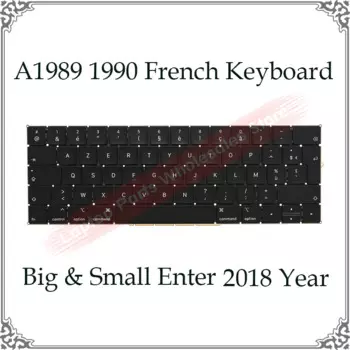 Оригинальная новая Французская клавиатура A1990 A1989, замена для Macbook Pro 15 "13" FR, маленькая большая клавиатура