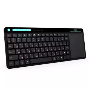 Оригинальная новая мини-клавиатура Rii K18 с тачпадом 2,4, ГГц, беспроводной, мультимедиа клавиатуры для ПК Smart Android TV Box HTPC IPTV ноутбуки