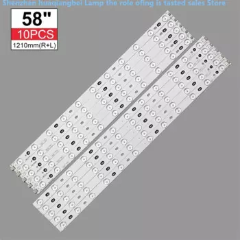 Оригинальная новая светодиодная лента для подсветки телевизора 58 дюймов LED58R5500F, 10 шт./партия
