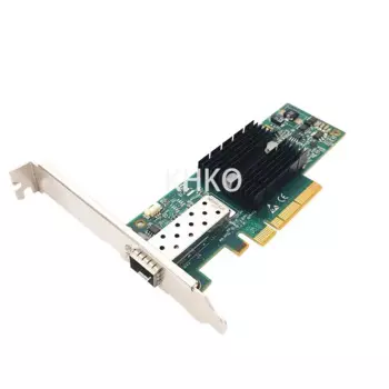 Оригинальная оптоволоконная сетевая карта 10G, модель 671798-001, PCIe X8 SFP + Однопортовый серверный адаптер 10 ГБ, телефон 10 ГБ