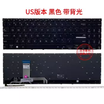 Оригинальная подсветка для клавиатуры США ASUS VivoBook 15 M1603IA M1603QA, черная