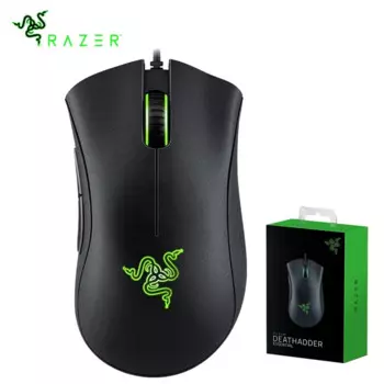 Оригинальная Проводная игровая мышь Razer Death Adder Essential, мыши 6400DPI, оптический сенсор, 5 независимых кнопок, для ноутбука, ПК, геймера