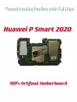 Оригинальная разблокированная материнская плата для Huawei P Smart 2020, материнская плата с схемами чипов, гибкий кабель