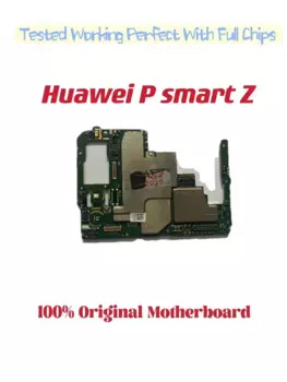 Оригинальная разблокированная материнская плата для Huawei P Smart Z, материнская плата с схемами чипов, гибкий кабель