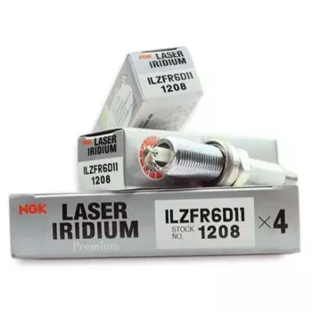 Оригинальная Свеча зажигания NGK ILZFR6D11 1208 Iridium для BMW E90 E60 E70 X5 F10 E81 E87 E91 E92 E61 E70 325I 330I 523I 525I 530I, 4 шт.