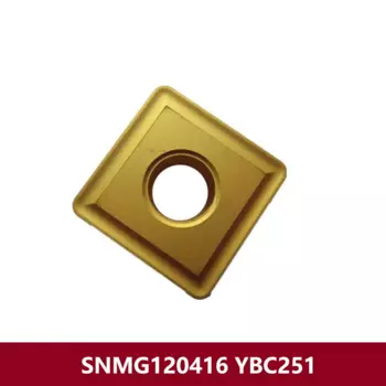 Оригинальная твердосплавная пластина SNMG120416 YBC251, лезвие SNMG 120416 1204 SNMG1204 SNMG434 для стального токарного станка с ЧПУ, резец, держатель токарного инструмента