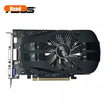 Оригинальная Видеокарта ASUS GTX750 1G GDDR5 100% бит HD, Протестировано!