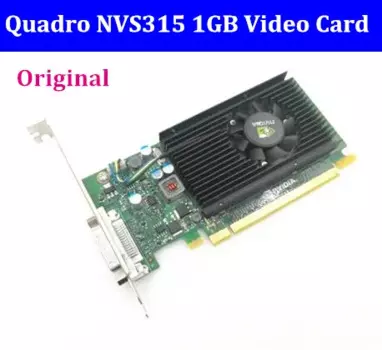Оригинальная видеокарта quadro NVS315, 1 ГБ DDR3 PCI-e, 3D дизайн, профессиональная видеокарта NVS 315