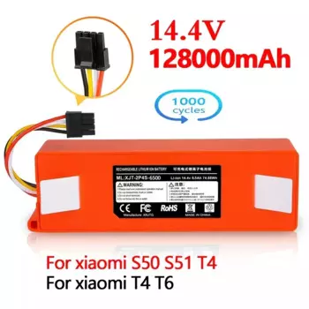 Оригинальная запасная батарея для XIAOMI 1S 1ST Roborock SDJQR01RR робот-пылесос для подметания и уборки 6500 мАч