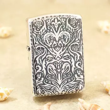 Оригинальная зажигалка Zippo Flower of Hope, медная ветрозащитная сигаретная керосиновая зажигалка, подарок с кодом защиты от подделки
