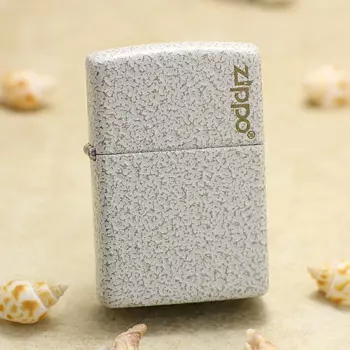 Оригинальная зажигалка Zippo с изображением белой звезды, медная ветрозащитная сигаретная керосиновая зажигалка, подарок с кодом против подделки
