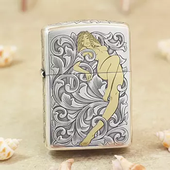 Оригинальная зажигалка Zippo Tang Grass Fairy, медная ветрозащитная сигаретная керосиновая зажигалка, подарок с кодом против подделки