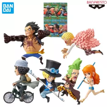 Оригинальное реле BANDAI BANPRESTO One Piece WCF 20th History Relay Vol.5 Kuzan Bartolomeo Sabo Nami Luffy Gear 4 игрушки Doflamingo Gifts