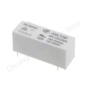Реле JQX-118F 5VDC 12VDC 24VDC 5PIN 10A