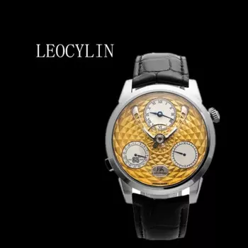 Оригинальные автоматические механические часы LEOCYLIN из Шанхая, ограниченная серия, водонепроницаемые мужские деловые наручные часы с сапфиром