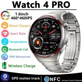 Оригинальные мужские умные часы Xiaomi Huawei Watch 4 Pro с GPS, спортивным фитнес-трекером, HD экраном